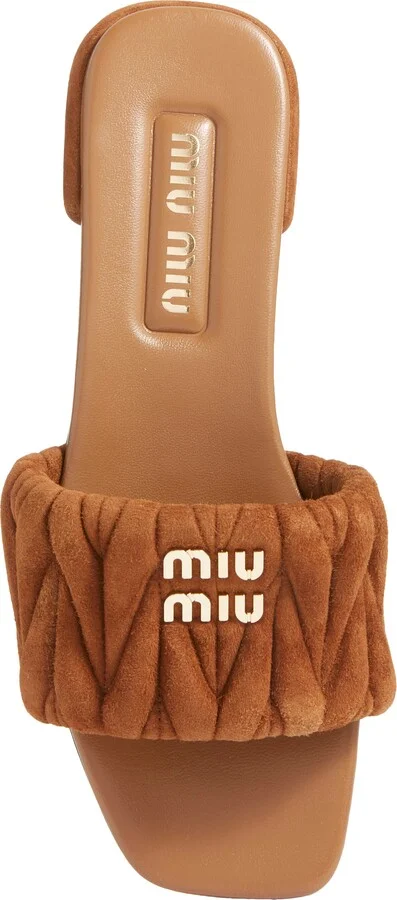Matelassé Slide Sandal - Image 5
