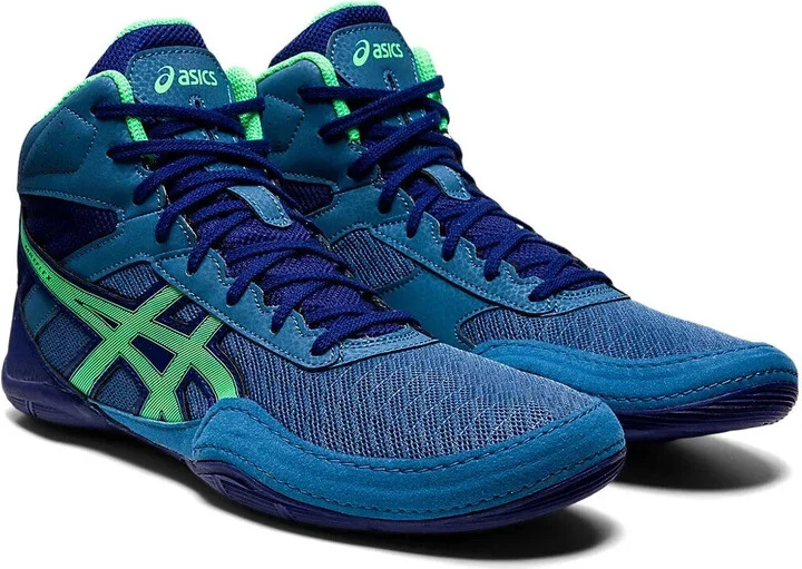 Matflex 6 1081A021-404 Sneakers Mens US 12 Blue Wrestling Shoes EEE4002