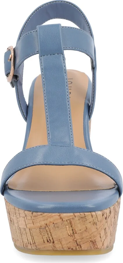 Matildaa Tru Comfort T-Strap Platform Wedge Sandal - Image 3