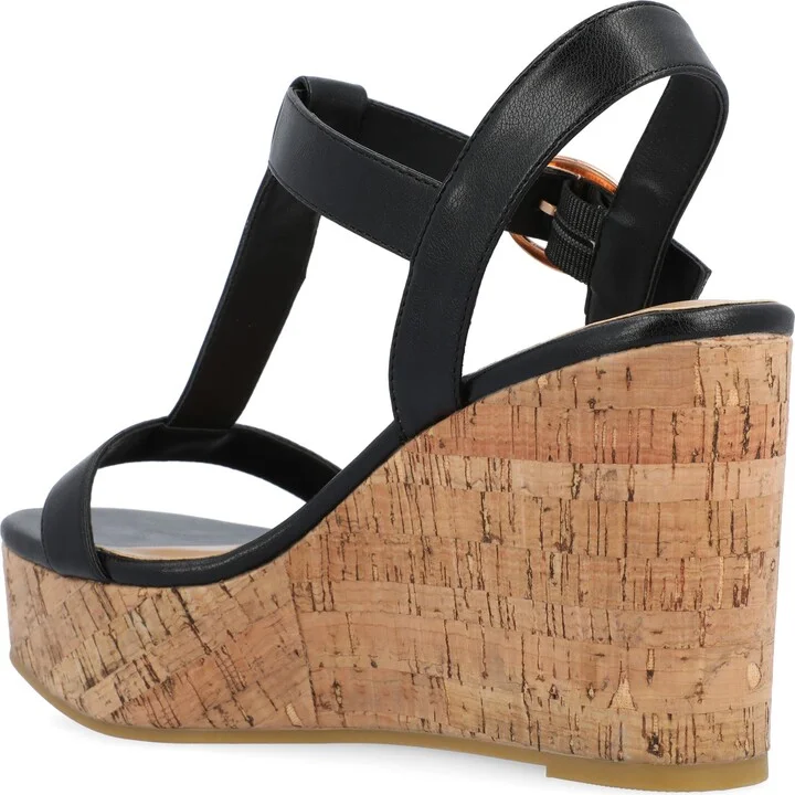 Matildaa Tru Comfort T-Strap Platform Wedge Sandal - Image 9