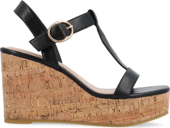 Matildaa Tru Comfort T-Strap Platform Wedge Sandal - Image 11