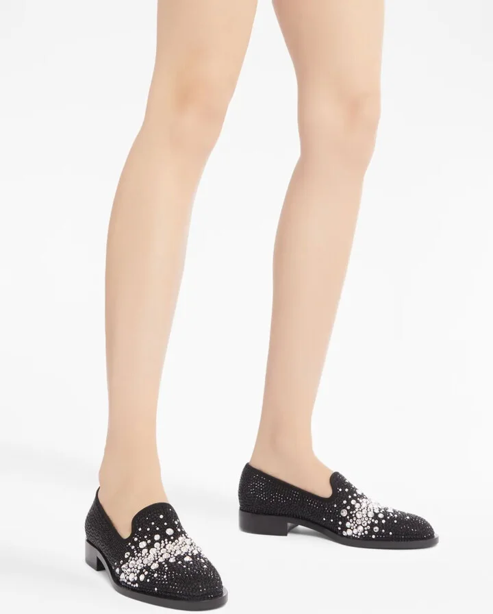 Matildha crystal-embellished loafers - Image 5