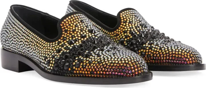 Matildha crystal-embellished loafers - Image 2
