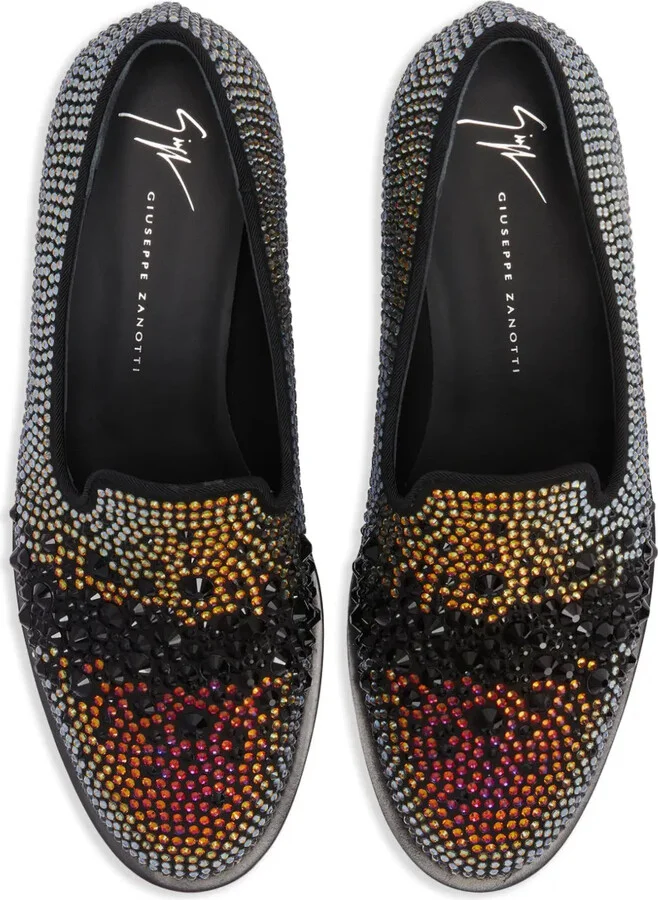 Matildha crystal-embellished loafers - Image 4