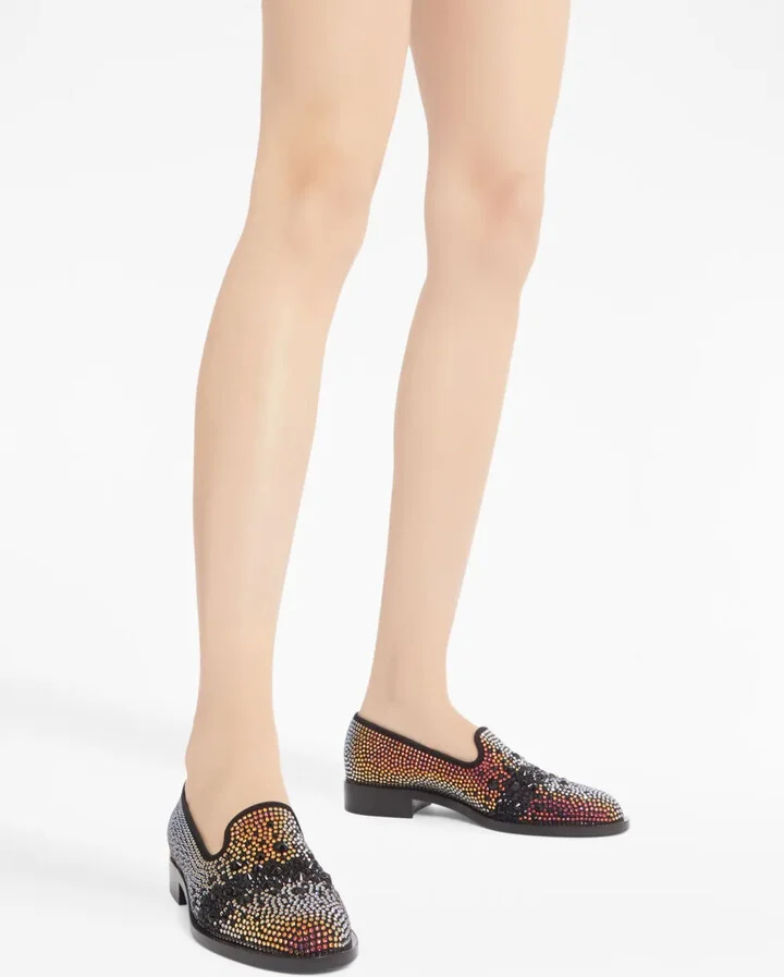 Matildha crystal-embellished loafers - Image 5