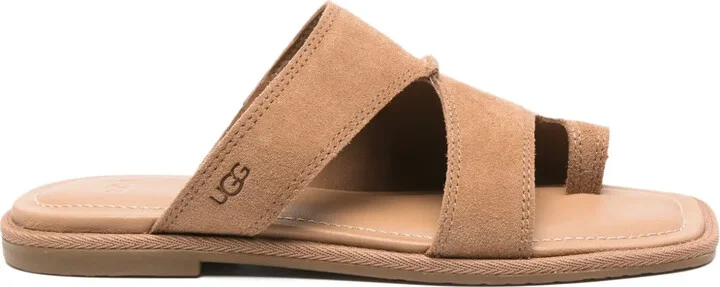 Matira double-strap suede flat sandals