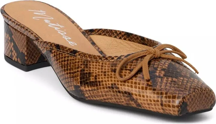Brown/Black Snake Print