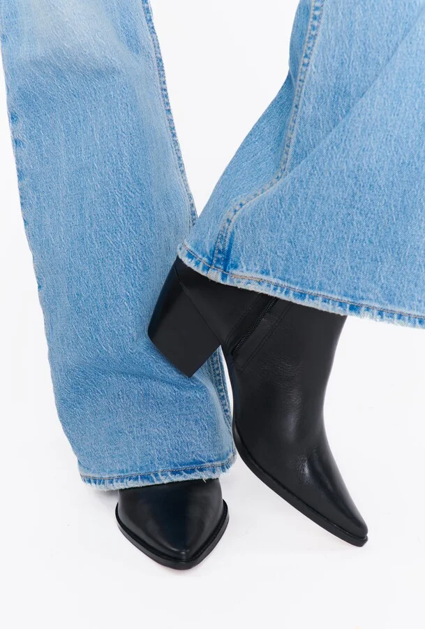 Matisse Caty Bootie ~ Black Leather - Image 2