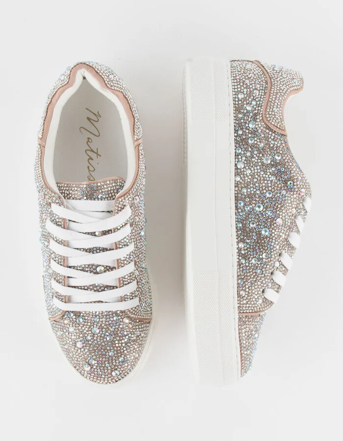 MATISSE Julia Rhinestone Platform Womens Sneakers - Image 5