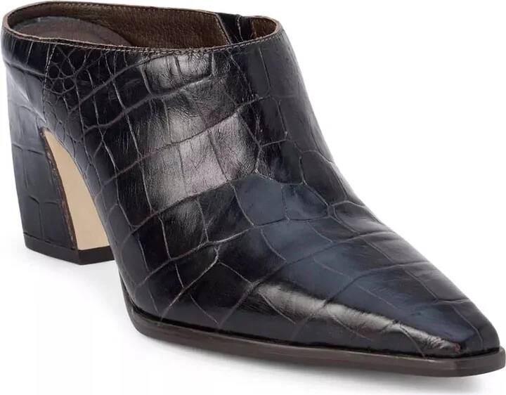 Black Croc Print