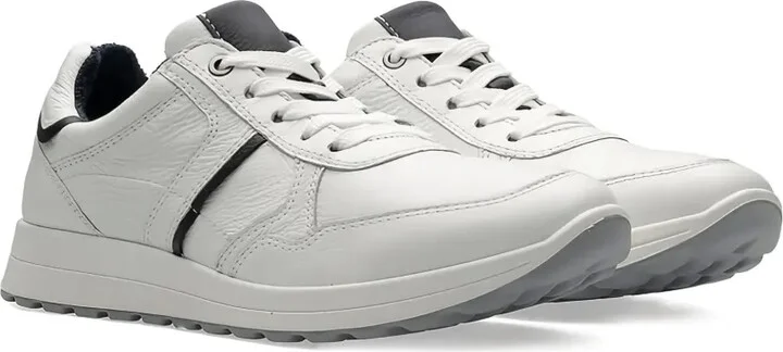 Matteo leather panelled sneakers - Image 2