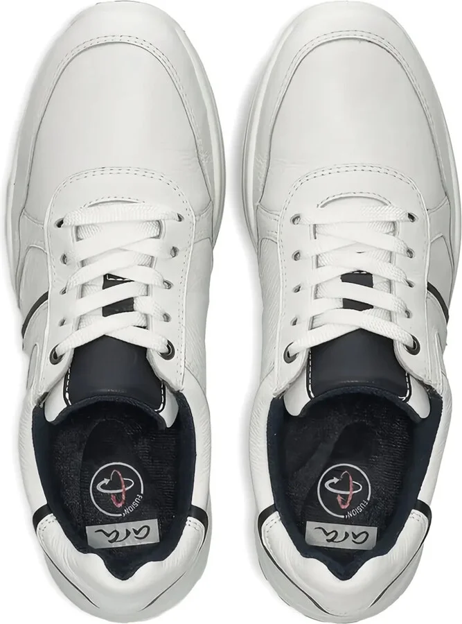 Matteo leather panelled sneakers - Image 4