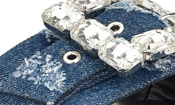 Matter Crystal Buckle Slide Sandal - Image 7