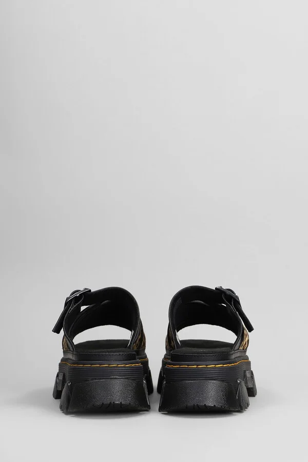 Mattison Slide Slipper-mule In Black Leather - Image 4