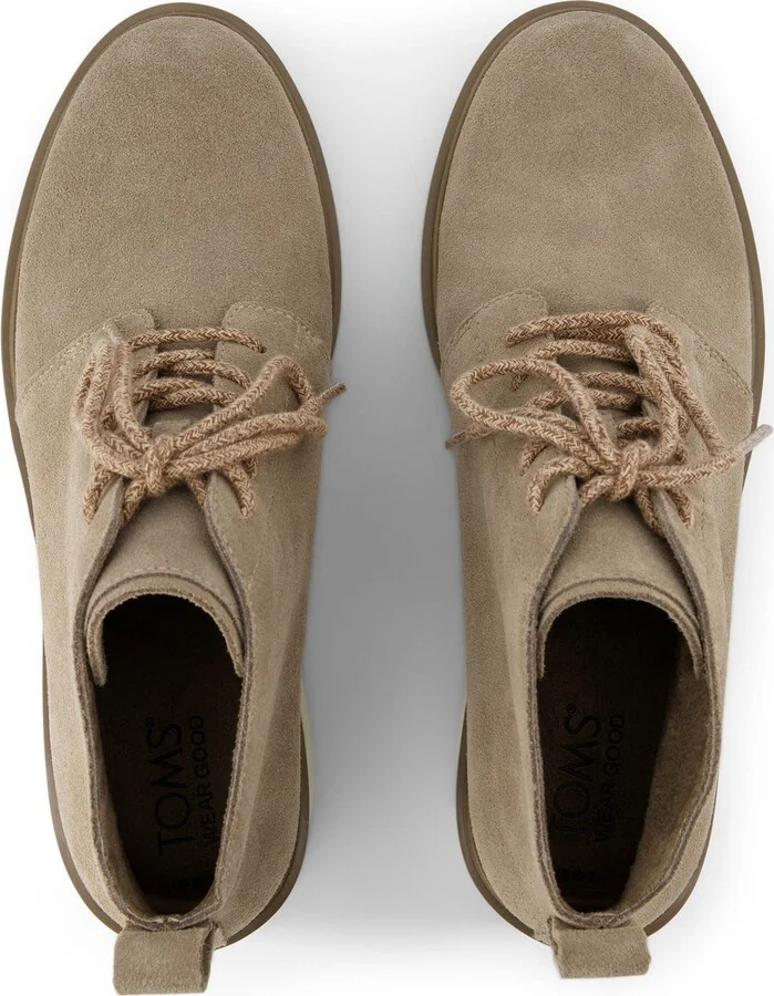 Maude Lace Up Dune Suede Wedge Boot - Image 5