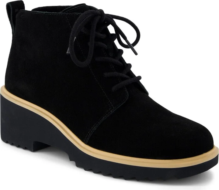 Maude Lace-Up Wedge Bootie