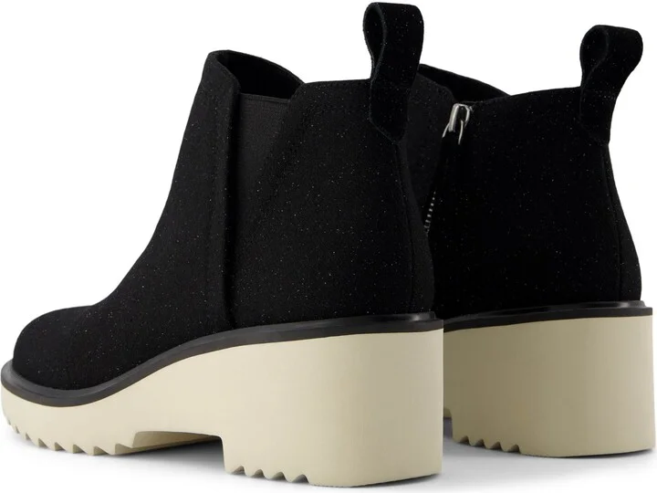 Maude Shimmer Twill Wedge Boot - Image 4