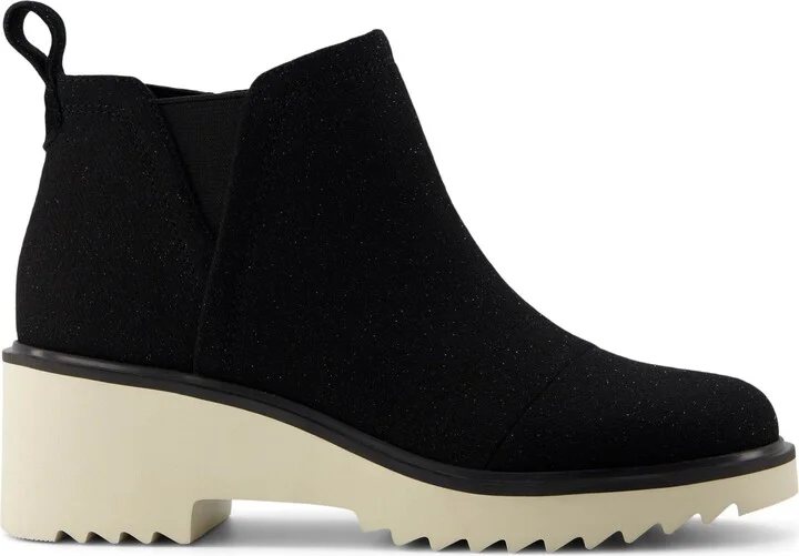 Maude Shimmer Twill Wedge Boot