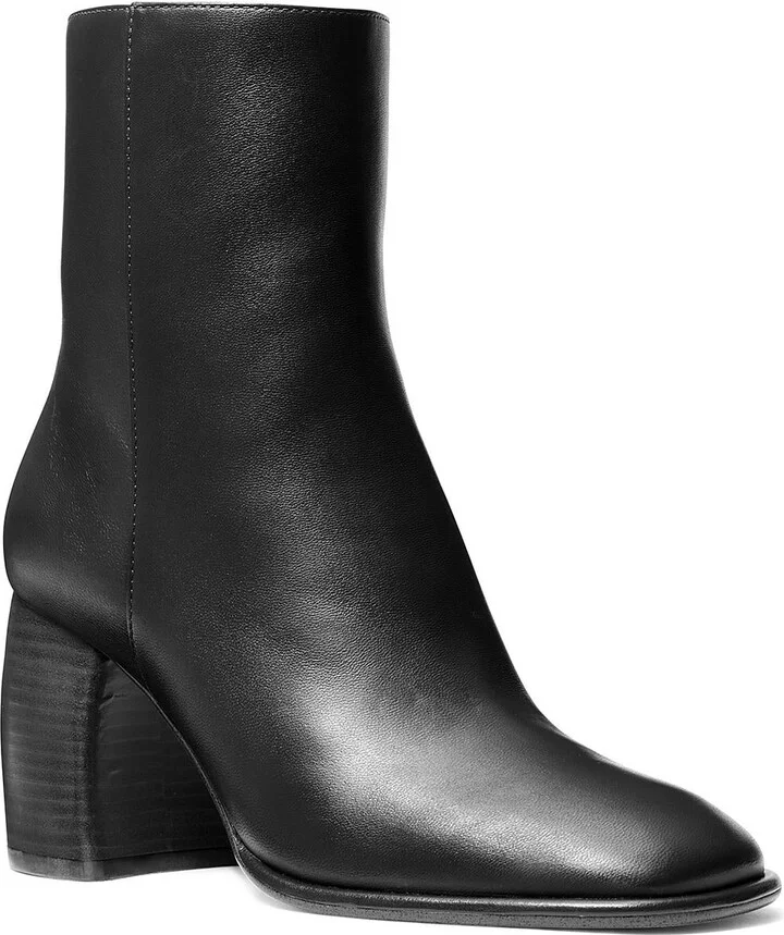 maude Womens Zip Up Slip On Ankle Boots