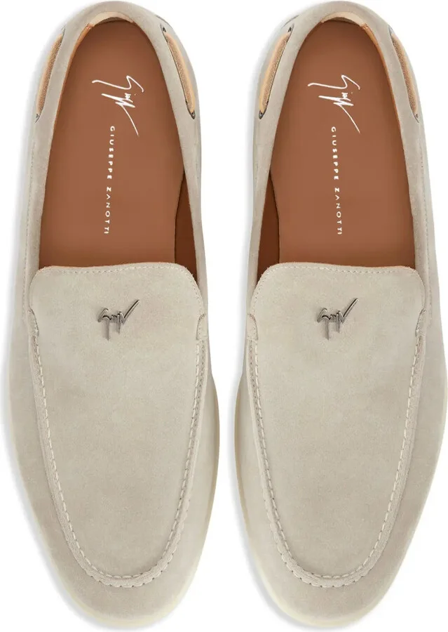 Maui logo-plaque suede loafers - Image 4