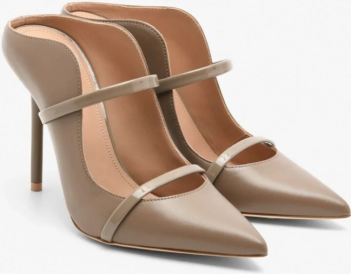 Maureen 100 Nappa Leather Mules - Image 2