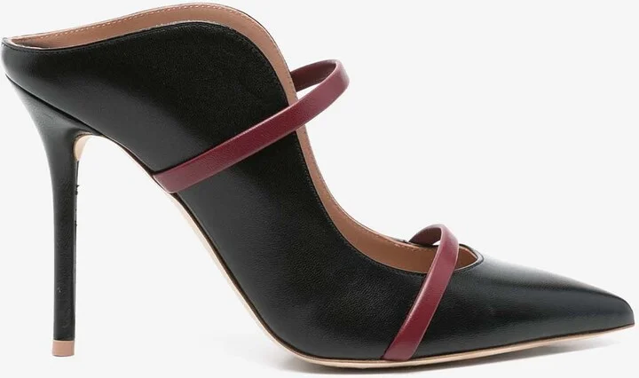 Maureen 100 Pointed Leather Mules