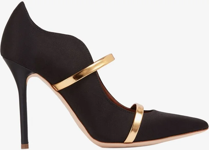 Maureen 100 Pointed Pumps in Satin