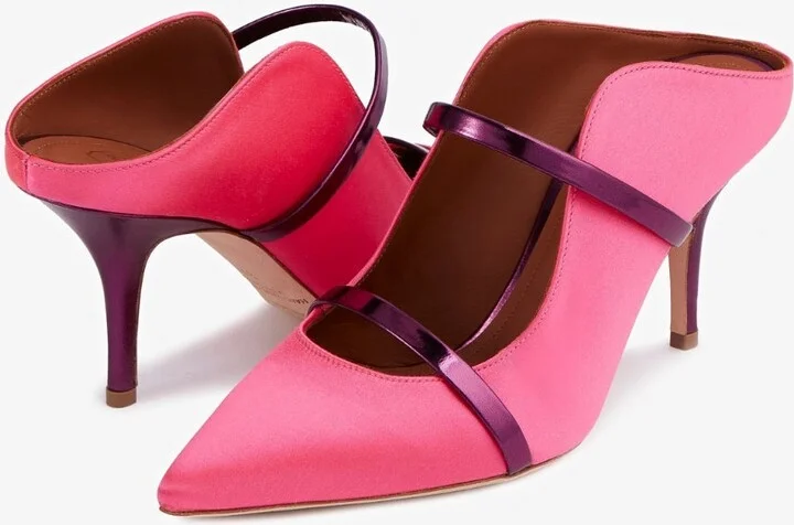 Maureen 70 Leather Mules - Image 2