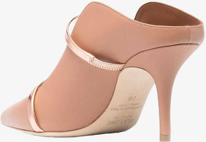 Maureen 70 Mules in Nappa Leather - Image 2