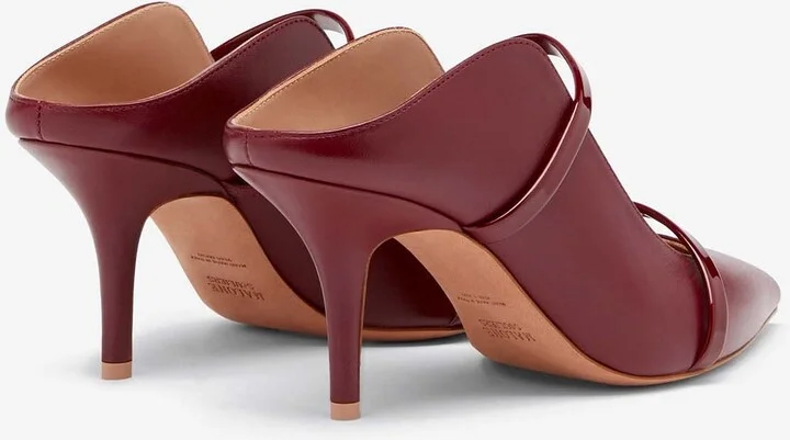 Maureen 70 Nappa Leather Mules - Image 2