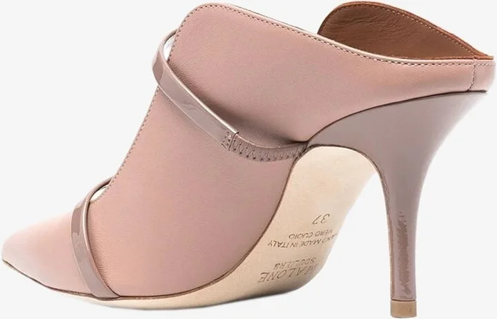 Maureen 70 Nappa Leather Mules - Image 2