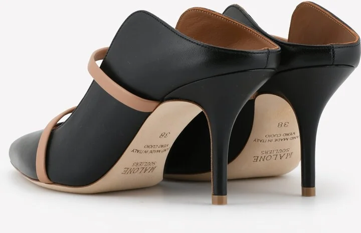 Maureen 70 Pointed Mules in Nappa Leather - Image 2