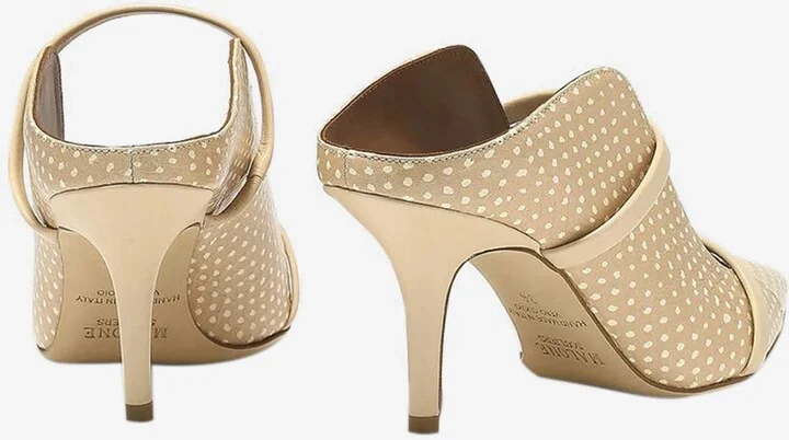 Maureen 70 Pointed Toe Mules in Leather - Image 2