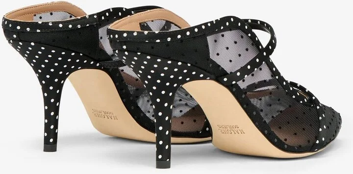 Maureen 70 Polka Dot Mules - Image 2
