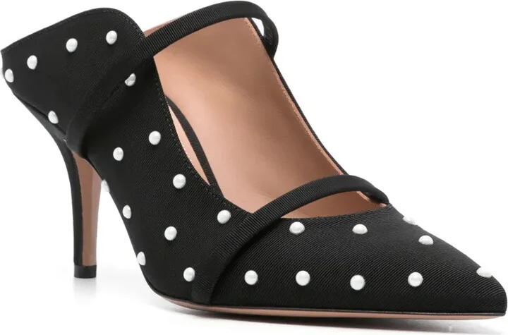 Maureen 70mm faille mules - Image 2