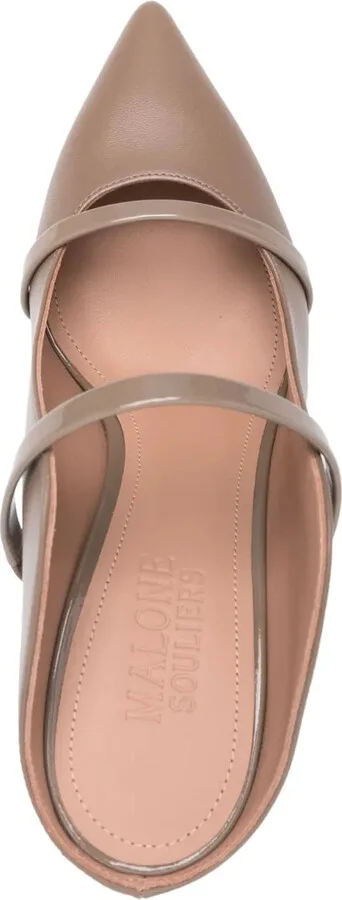 Maureen 70mm leather mules - Image 4