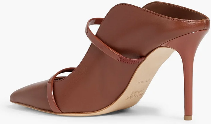Maureen 85 leather mules - Image 3
