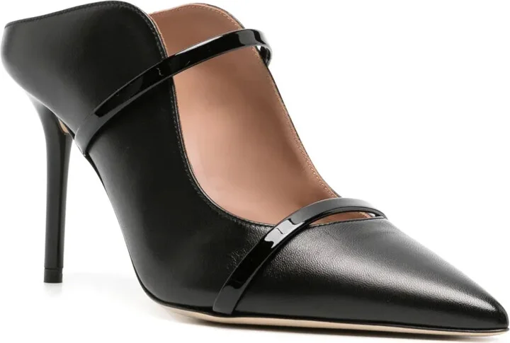 Maureen 85mm leather mules - Image 2