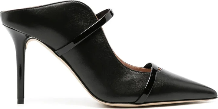 Maureen 85mm leather mules