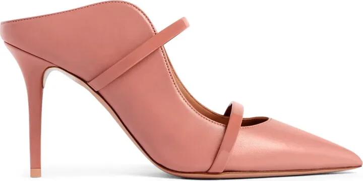 Maureen 85mm leather mules