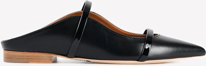 Maureen Flat Mules in Nappa Leather