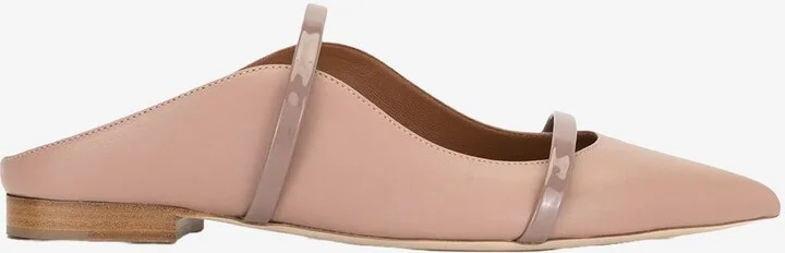 Maureen Flat Mules in Nappa Leather