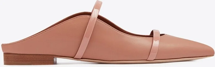 Maureen Flat Mules in Nappa Leather