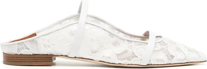 Maureen floral mesh mules