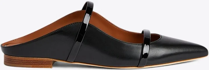 Maureen Nappa Leather Flat Mules
