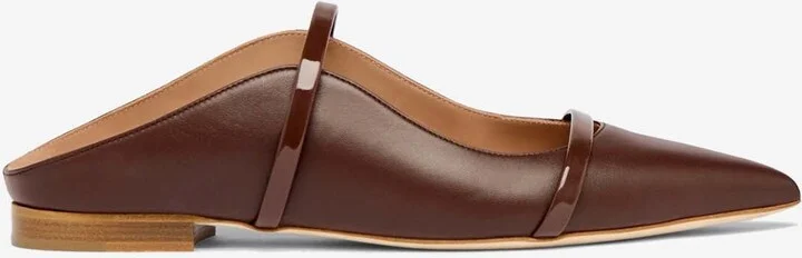 Maureen Nappa Leather Flat Mules