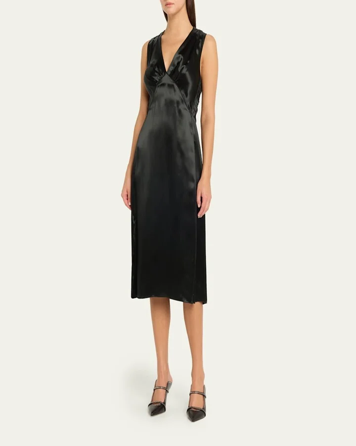 Maureen Studded Nappa Leather Double-Strap Mules - Image 4