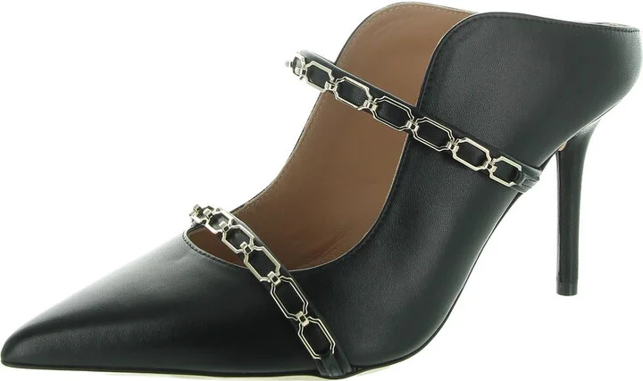 Maureen Womens Chain Leather Mules