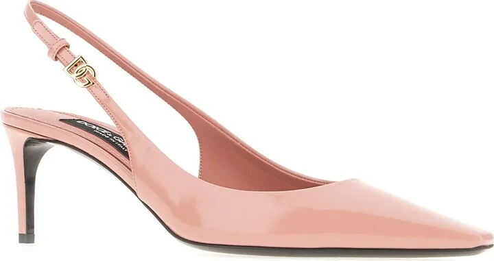 Mauve Leather Pumps - Image 2