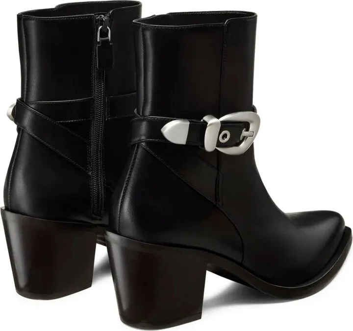 Maven buckle-strap pointed-toe boots - Image 3